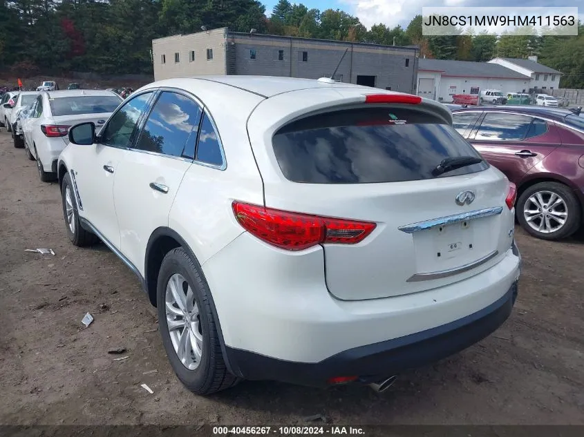 2017 Infiniti Qx70 VIN: JN8CS1MW9HM411563 Lot: 40456267