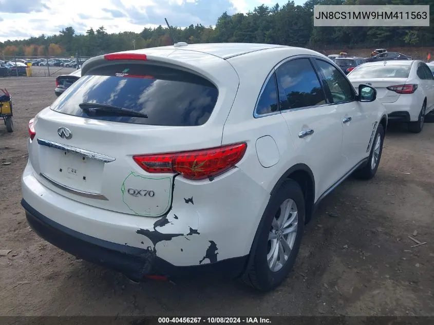 JN8CS1MW9HM411563 2017 Infiniti Qx70