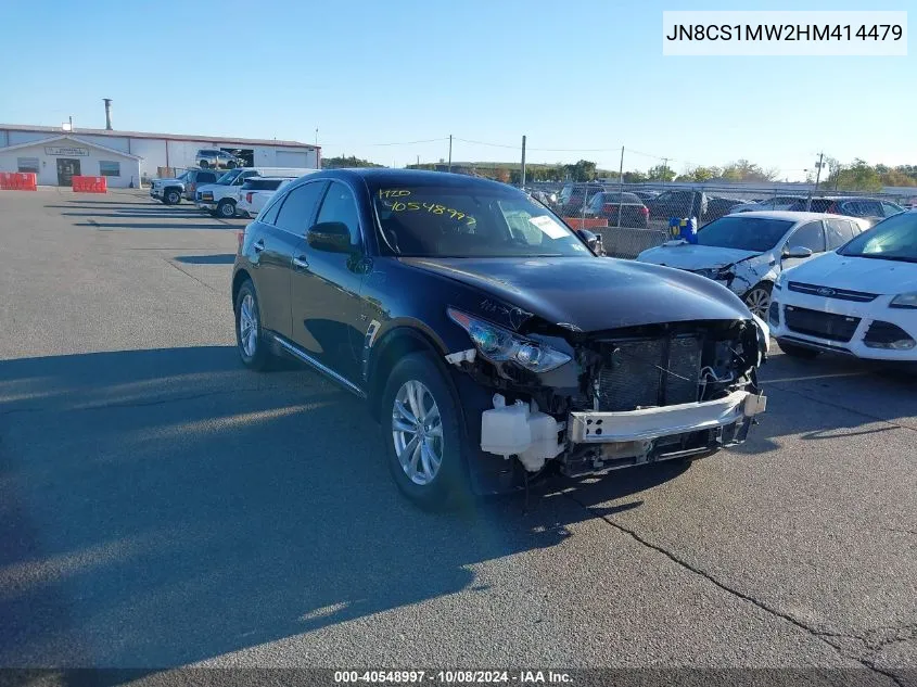 2017 Infiniti Qx70 VIN: JN8CS1MW2HM414479 Lot: 40548997