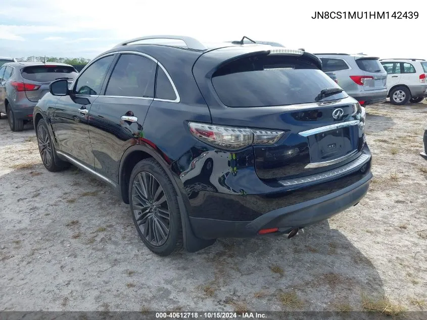 JN8CS1MU1HM142439 2017 Infiniti Qx70