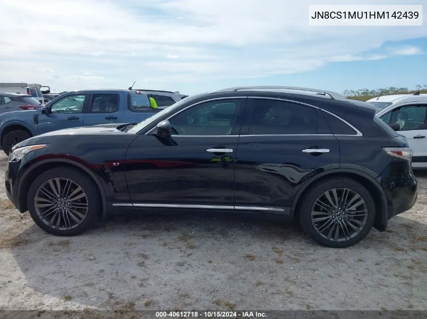 JN8CS1MU1HM142439 2017 Infiniti Qx70