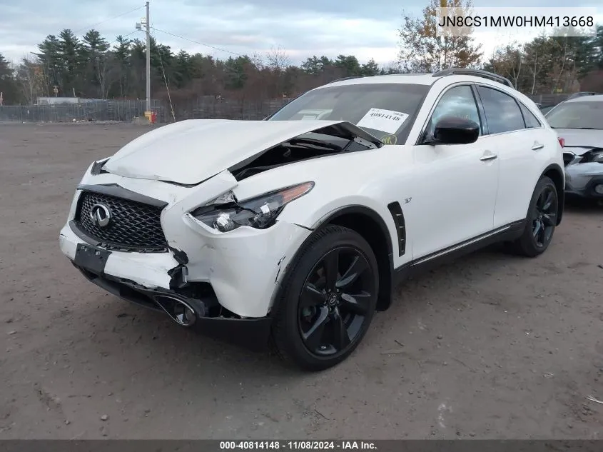 2017 Infiniti Qx70 VIN: JN8CS1MW0HM413668 Lot: 40814148