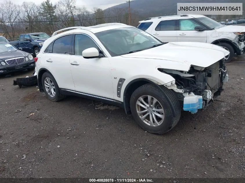 2017 Infiniti Qx70 VIN: JN8CS1MW9HM410641 Lot: 40828078