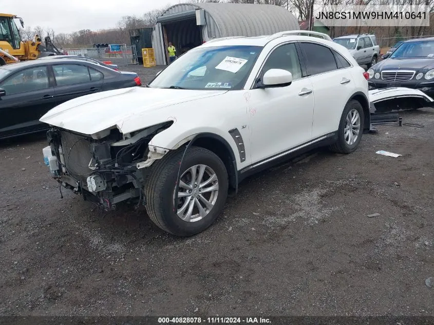 2017 Infiniti Qx70 VIN: JN8CS1MW9HM410641 Lot: 40828078