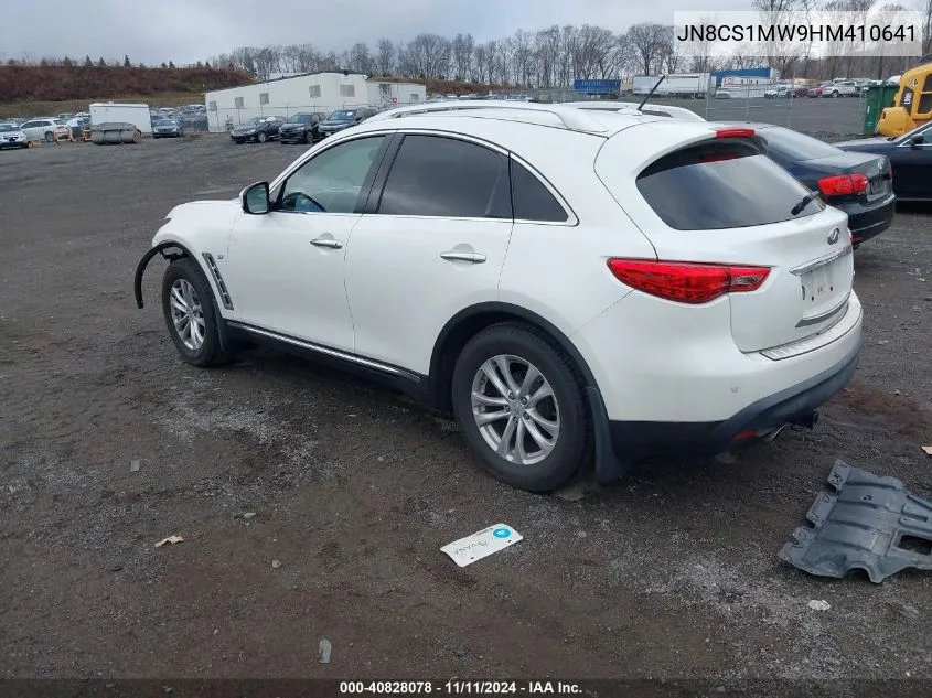 2017 Infiniti Qx70 VIN: JN8CS1MW9HM410641 Lot: 40828078