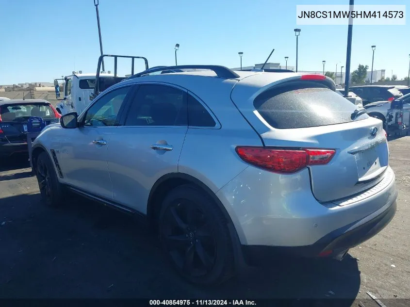 2017 Infiniti Qx70 VIN: JN8CS1MW5HM414573 Lot: 40854975