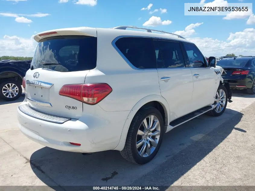 2014 Infiniti Qx80 VIN: JN8AZ2NF3E9553655 Lot: 40214745