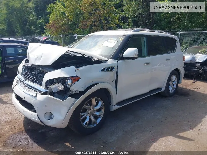 2014 Infiniti Qx80 VIN: JN8AZ2NE9E9067651 Lot: 40276914