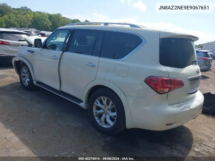 2014 Infiniti Qx80 VIN: JN8AZ2NE9E9067651 Lot: 40276914