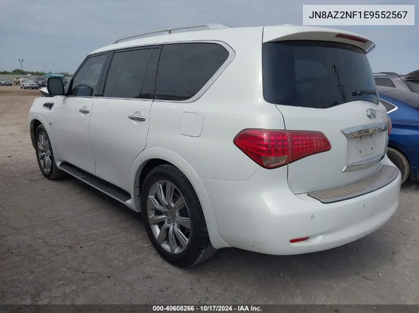 2014 Infiniti Qx80 VIN: JN8AZ2NF1E9552567 Lot: 40608266