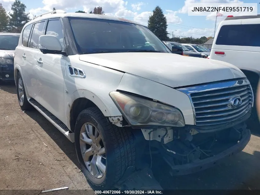 2014 Infiniti Qx80 VIN: JN8AZ2NF4E9551719 Lot: 40672066