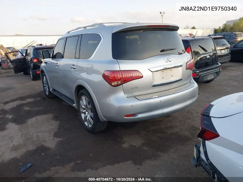 2014 Infiniti Qx80 VIN: JN8AZ2ND1E9750340 Lot: 40704672