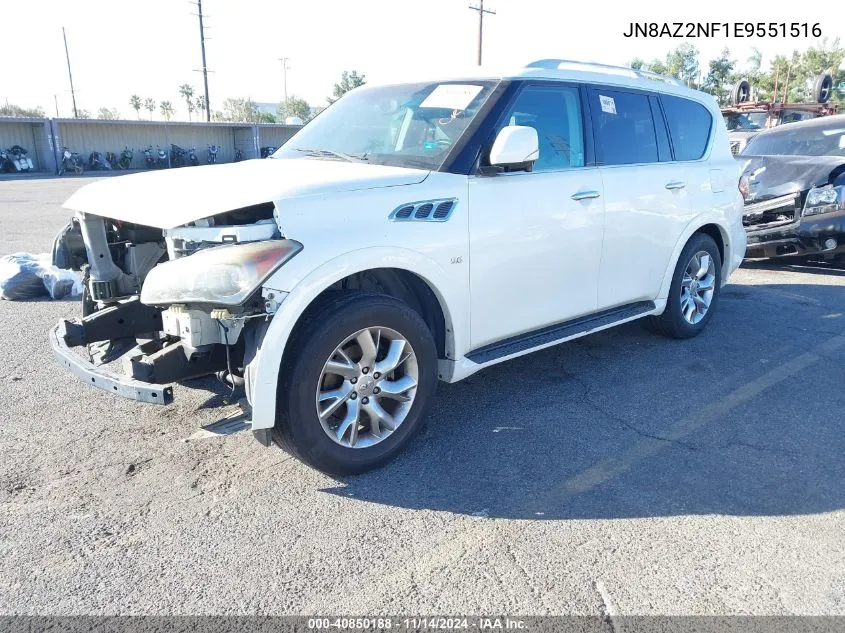 2014 Infiniti Qx80 VIN: JN8AZ2NF1E9551516 Lot: 40850188