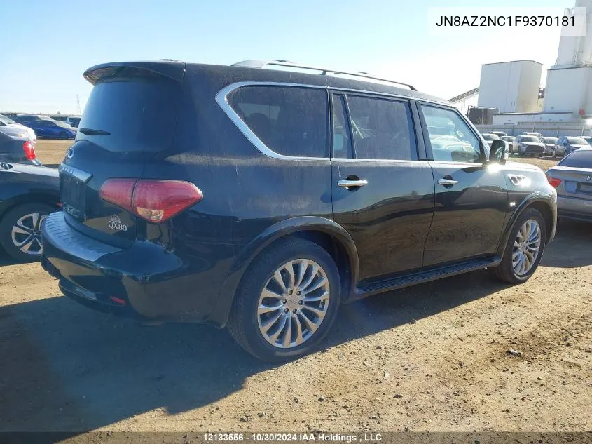 2015 Infiniti Qx80 VIN: JN8AZ2NC1F9370181 Lot: 12133556