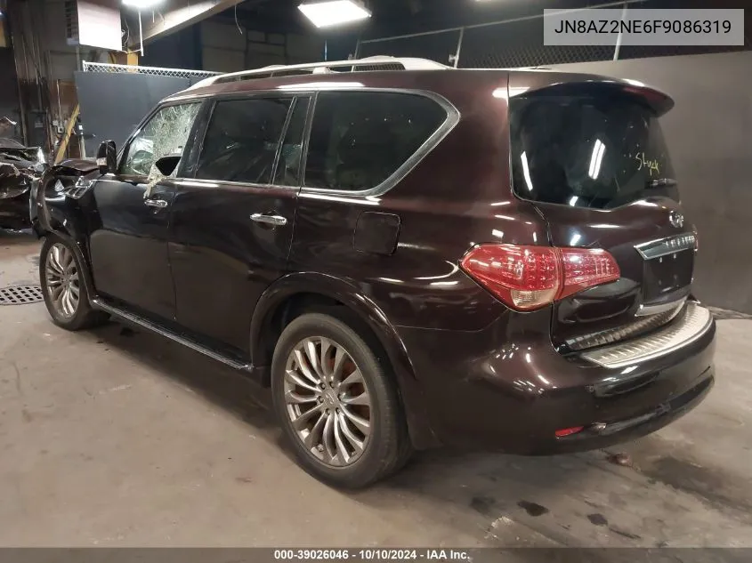 2015 Infiniti Qx80 VIN: JN8AZ2NE6F9086319 Lot: 39026046