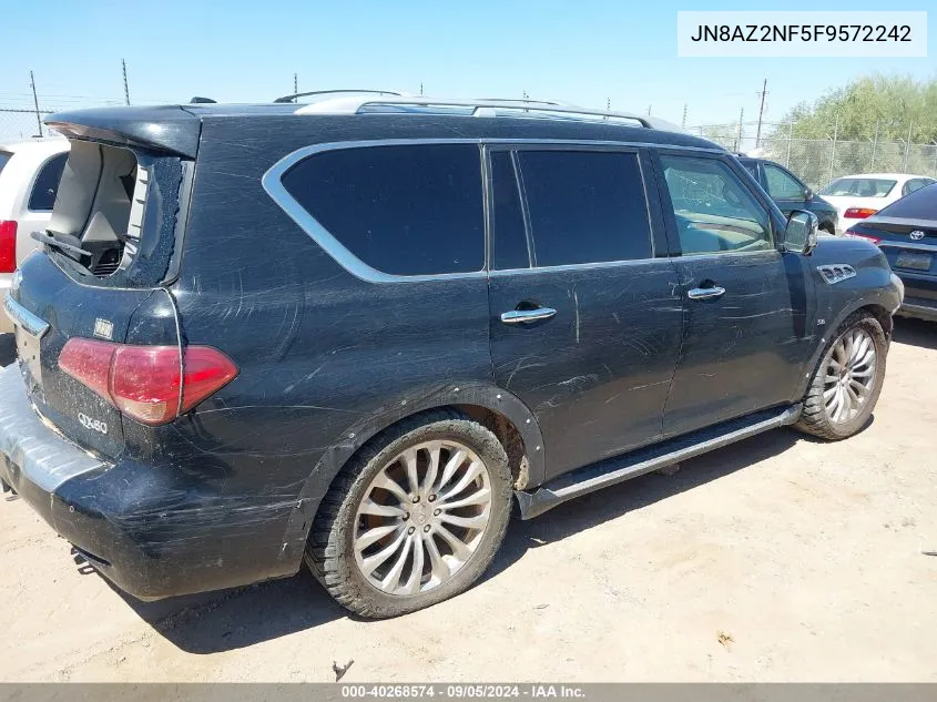 2015 Infiniti Qx80 VIN: JN8AZ2NF5F9572242 Lot: 40268574