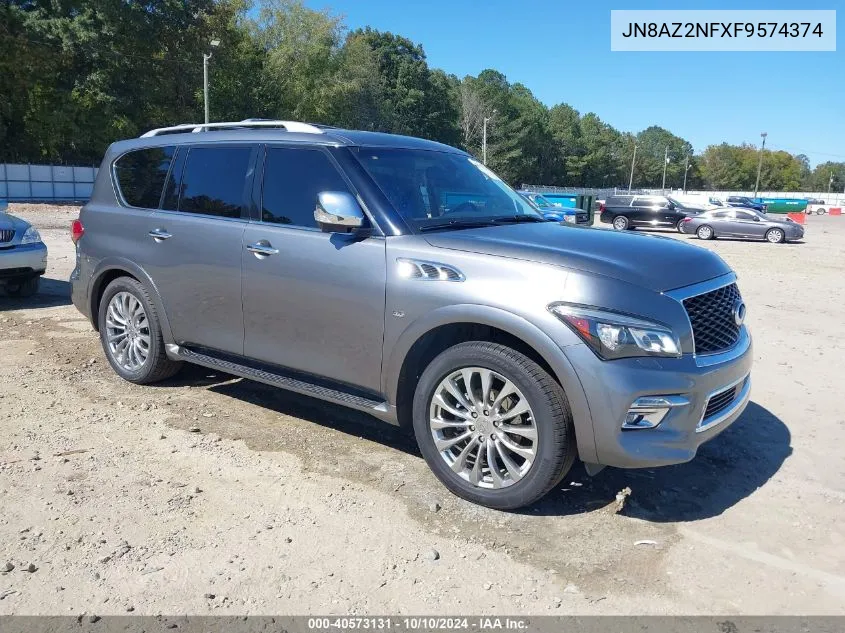 2015 Infiniti Qx80 VIN: JN8AZ2NFXF9574374 Lot: 40573131