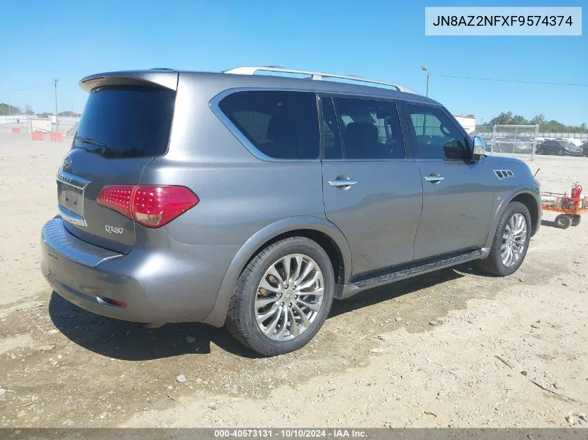 2015 Infiniti Qx80 VIN: JN8AZ2NFXF9574374 Lot: 40573131