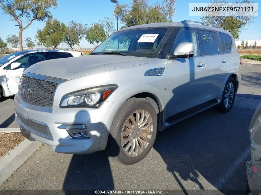 2015 Infiniti Qx80 VIN: JN8AZ2NFXF9571121 Lot: 40707498