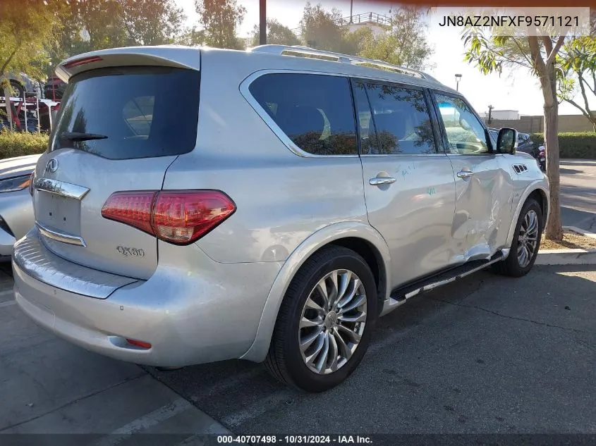 2015 Infiniti Qx80 VIN: JN8AZ2NFXF9571121 Lot: 40707498