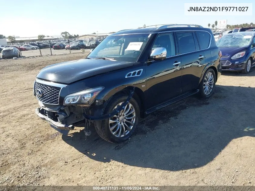 2015 Infiniti Qx80 VIN: JN8AZ2ND1F9771027 Lot: 40731131