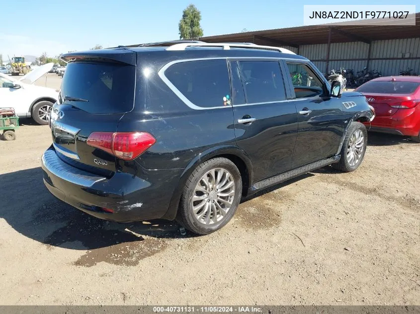 2015 Infiniti Qx80 VIN: JN8AZ2ND1F9771027 Lot: 40731131