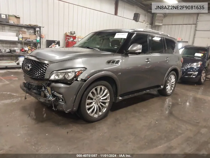 2015 Infiniti Qx80 VIN: JN8AZ2NE2F9081635 Lot: 40751057