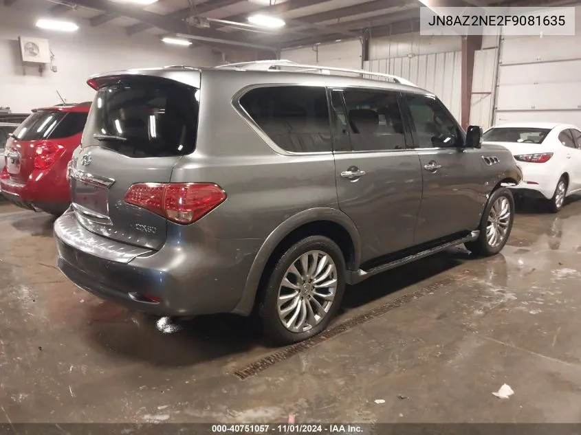 2015 Infiniti Qx80 VIN: JN8AZ2NE2F9081635 Lot: 40751057