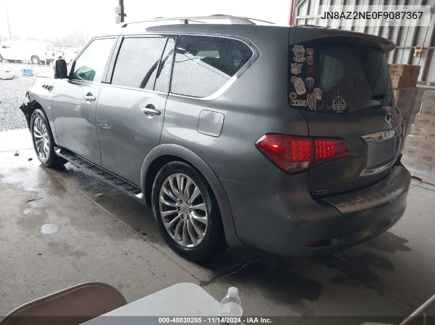 2015 Infiniti Qx80 VIN: JN8AZ2NE0F9087367 Lot: 40830285