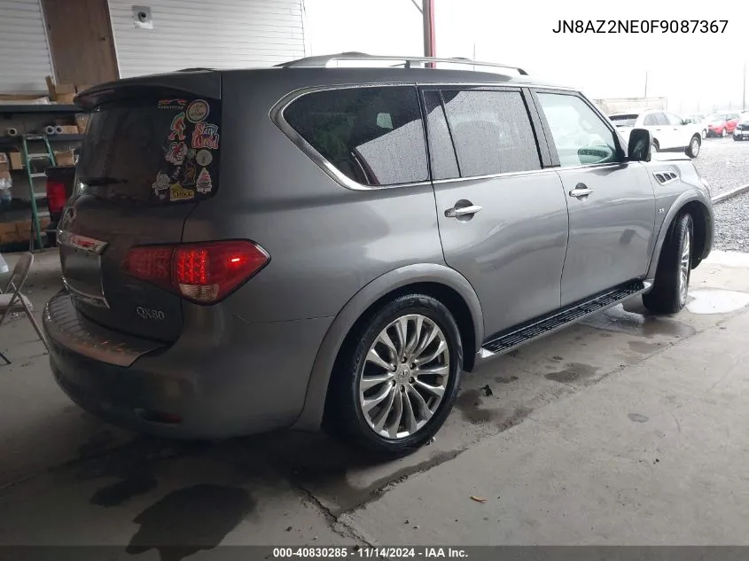 2015 Infiniti Qx80 VIN: JN8AZ2NE0F9087367 Lot: 40830285