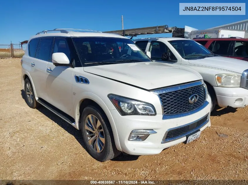 2015 Infiniti Qx80 VIN: JN8AZ2NF8F9574504 Lot: 40838567