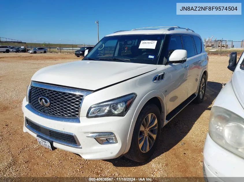 2015 Infiniti Qx80 VIN: JN8AZ2NF8F9574504 Lot: 40838567