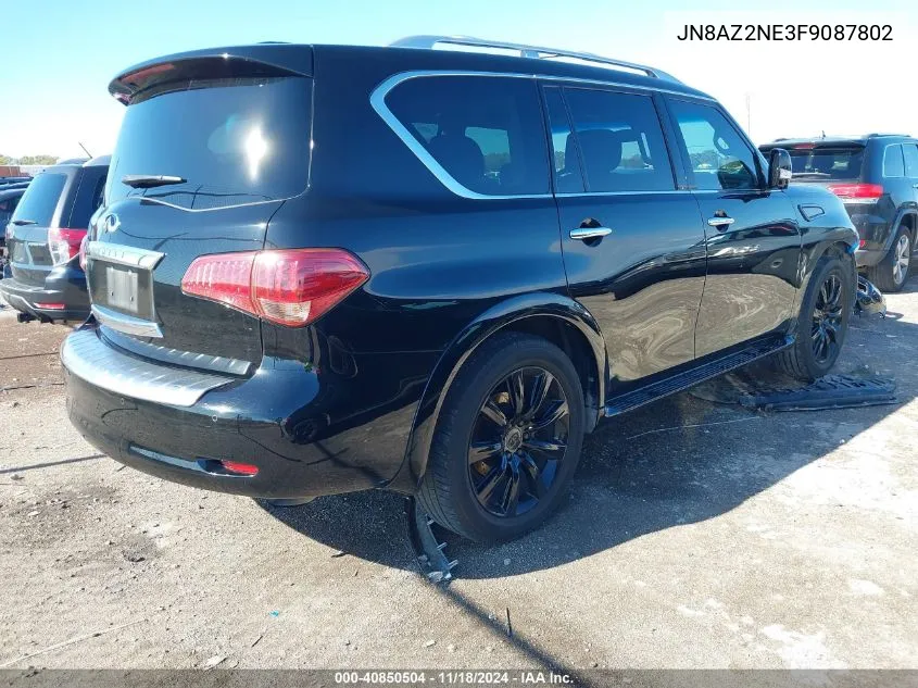 2015 Infiniti Qx80 VIN: JN8AZ2NE3F9087802 Lot: 40850504