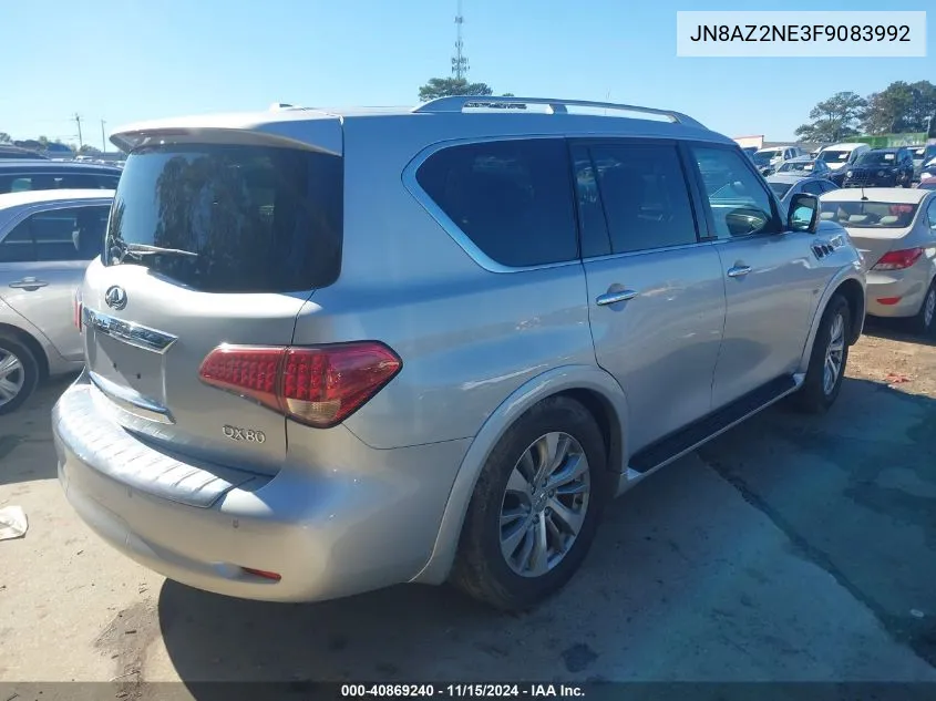 2015 Infiniti Qx80 Limited VIN: JN8AZ2NE3F9083992 Lot: 40869240