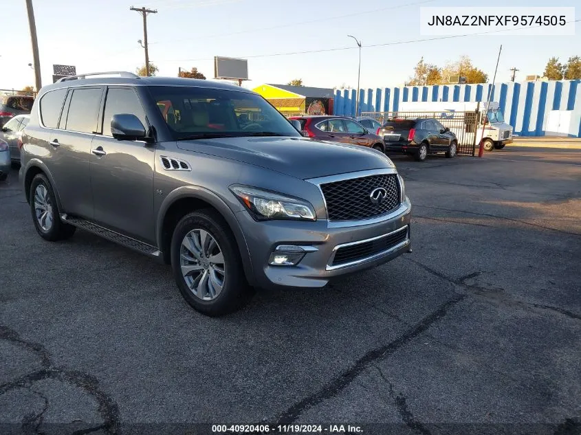 2015 Infiniti Qx80 VIN: JN8AZ2NFXF9574505 Lot: 40920406