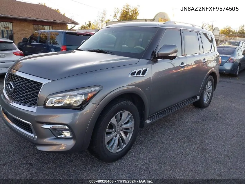 2015 Infiniti Qx80 VIN: JN8AZ2NFXF9574505 Lot: 40920406