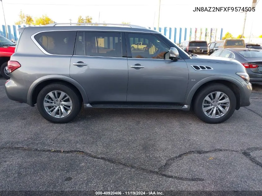 2015 Infiniti Qx80 VIN: JN8AZ2NFXF9574505 Lot: 40920406