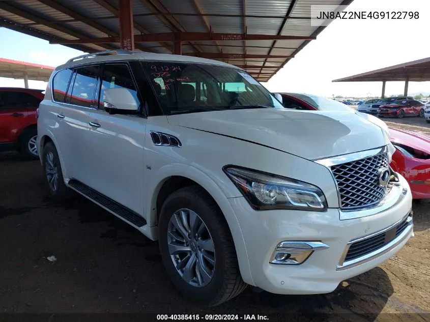 2016 Infiniti Qx80 VIN: JN8AZ2NE4G9122798 Lot: 40385415