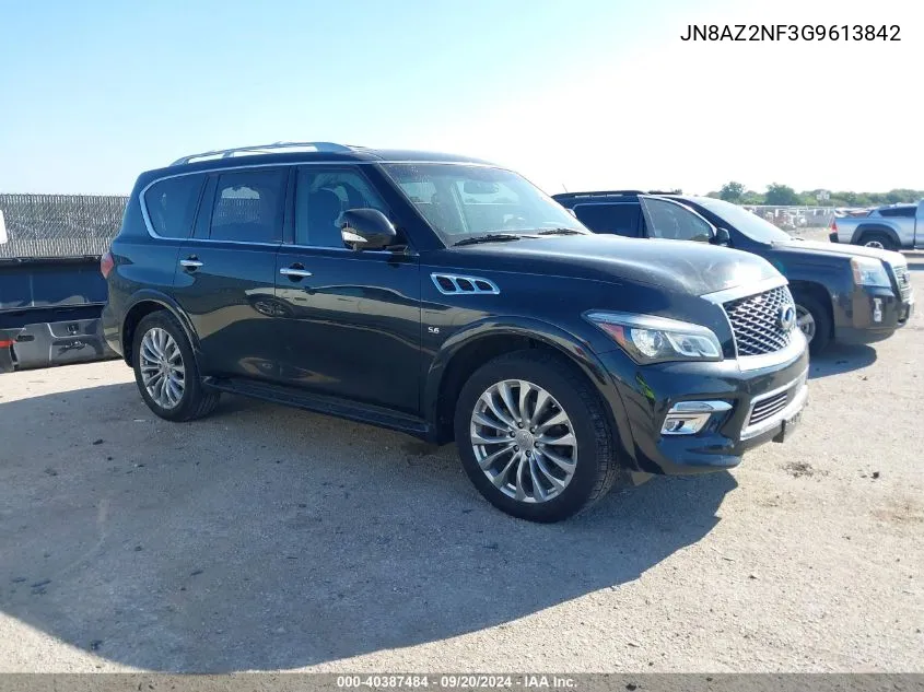 2016 Infiniti Qx80 VIN: JN8AZ2NF3G9613842 Lot: 40387484