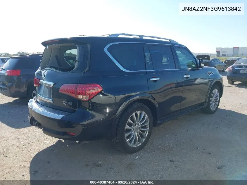 2016 Infiniti Qx80 VIN: JN8AZ2NF3G9613842 Lot: 40387484