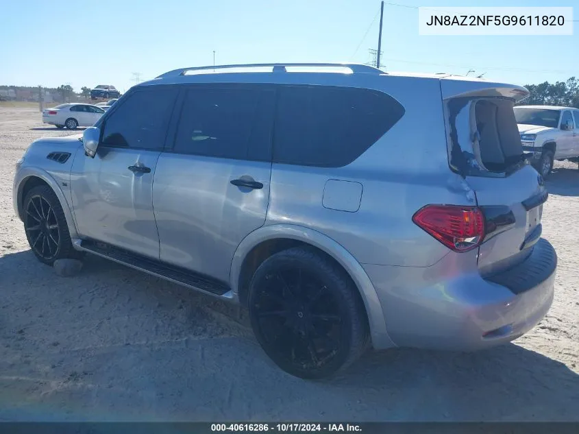 JN8AZ2NF5G9611820 2016 Infiniti Qx80