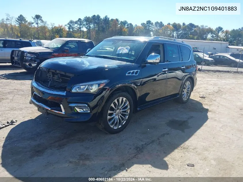 2016 Infiniti Qx80 VIN: JN8AZ2NC1G9401883 Lot: 40652184