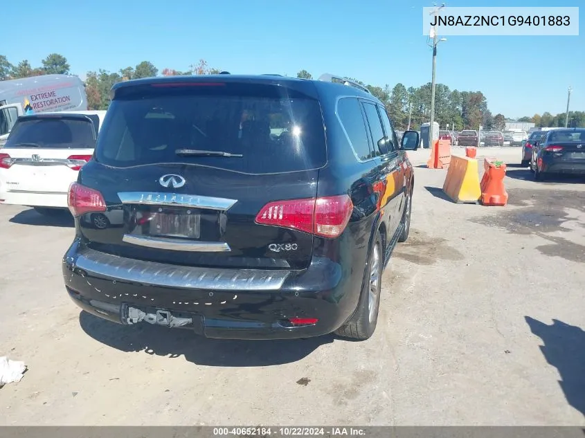 2016 Infiniti Qx80 VIN: JN8AZ2NC1G9401883 Lot: 40652184