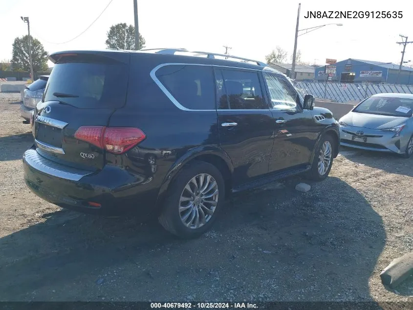 2016 Infiniti Qx80 VIN: JN8AZ2NE2G9125635 Lot: 40679492