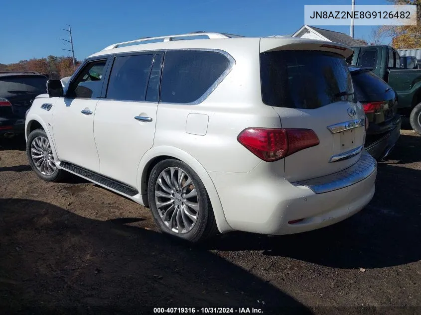 2016 Infiniti Qx80 VIN: JN8AZ2NE8G9126482 Lot: 40719316