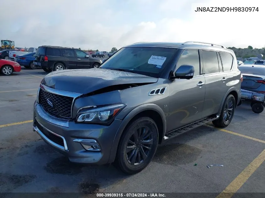 2017 Infiniti Qx80 VIN: JN8AZ2ND9H9830974 Lot: 39939315