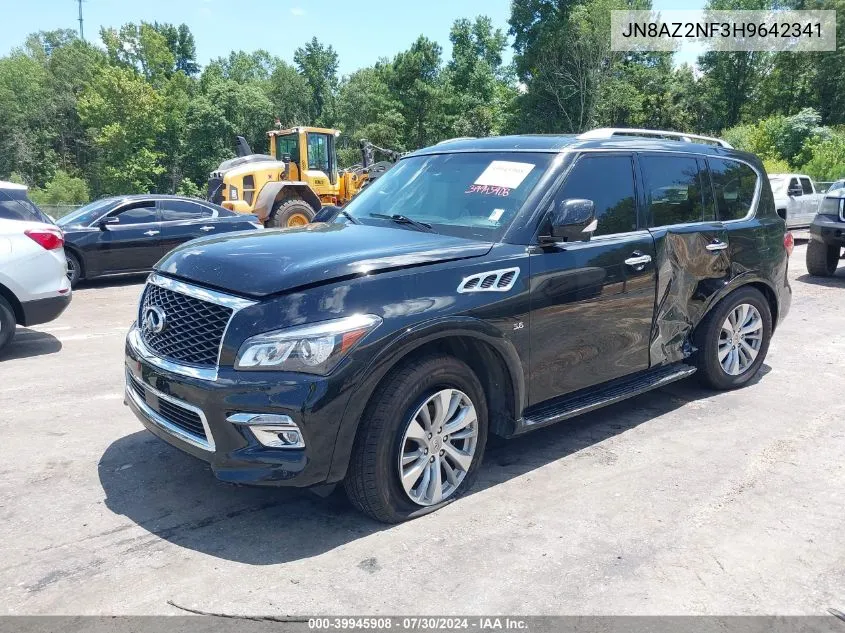 2017 Infiniti Qx80 VIN: JN8AZ2NF3H9642341 Lot: 39945908