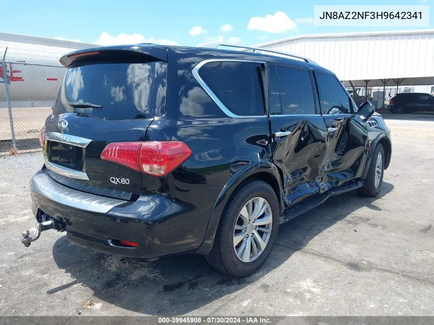 2017 Infiniti Qx80 VIN: JN8AZ2NF3H9642341 Lot: 39945908