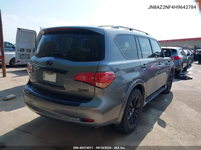 2017 Infiniti Qx80 VIN: JN8AZ2NF4H9642784 Lot: 40374011