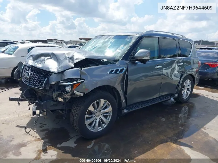 2017 Infiniti Qx80 VIN: JN8AZ2NF7H9644609 Lot: 40400506